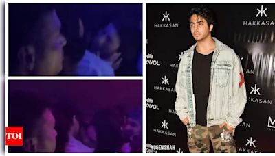 Aryan Khan spotted with mystery woman at party; fans speculate if she is Larissa Bonesi | - Times of India