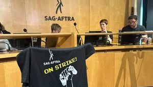 Video game voice actor members of SAG-AFTRA go on strike over lack of AI protections for union