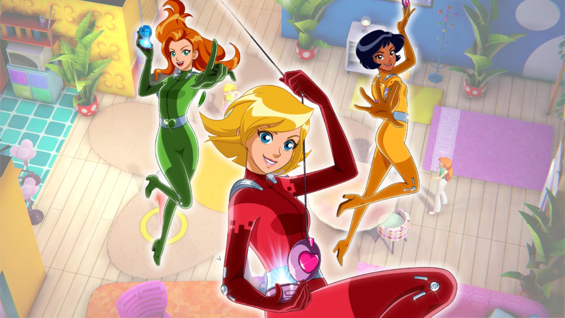 Totally Spies! Cyber Mission allows you to join Clover, Alex, and Sam on a top secret mission in Singapore