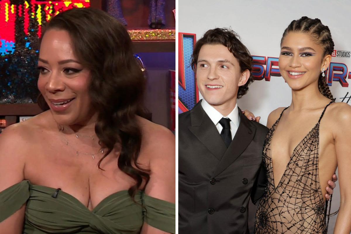 Selenis Leyva says she "didn't suspect anything" romantic between 'Spider-Man: Homecoming' co-stars Zendaya and Tom Holland: "They kept it under wraps"