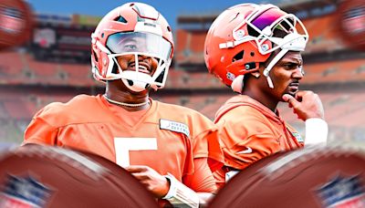 Browns' Jameis Winston hypes up Deshaun Waton amid shoulder injury rehab