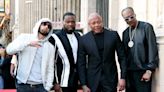 Dr. Dre Gets Star on Hollywood Walk of Fame With Eminem, Snoop Dogg & 50 Cent By His Side