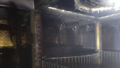 台南將軍宮廟疑被縱火 55歲男子嗆放火後被燒傷命危