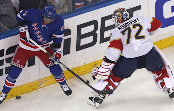 Rangers vs. Panthers schedule: NHL scores, updates as Florida shuts out New York in series opener