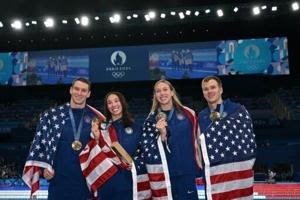 US break world record to win Olympic 4x100m mixed medley gold | Fox 11 Tri Cities Fox 41 Yakima