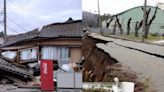 2 fallecidos y 30 edificios colapsados dejó el terremoto 7,4 en Japón