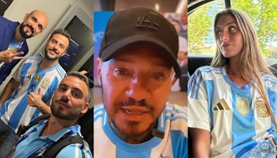 El enojo de los famosos argenitnos en Miami tras los incidentes en la final de la Copa América