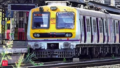 Mumbai local train services disrupted by fallen bamboo structure