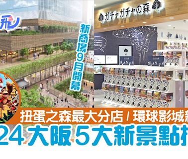 大阪新景點2024｜USJ咚奇剛園區／扭蛋之森／最大MUJI等5大推介！