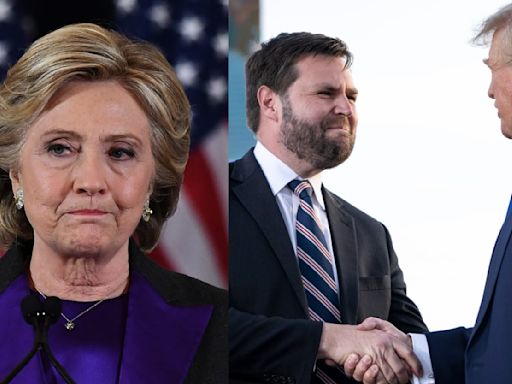 Hillary Clinton Slams Donald Trump for Picking Election Denier J.D. Vance as VP