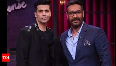 Karan Johar and Ajay Devgn on their past conflict: "It's a very short life, just move on | Hindi Movie News - Times of India