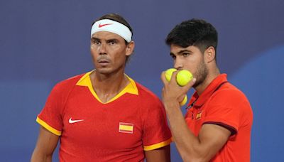 Rafael Nadal and Carlos Alacaraz launch Olympics doubles bid in style