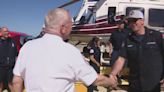 CFD helicopter pilot celebrates 27 years of service with South Side retirement sendoff