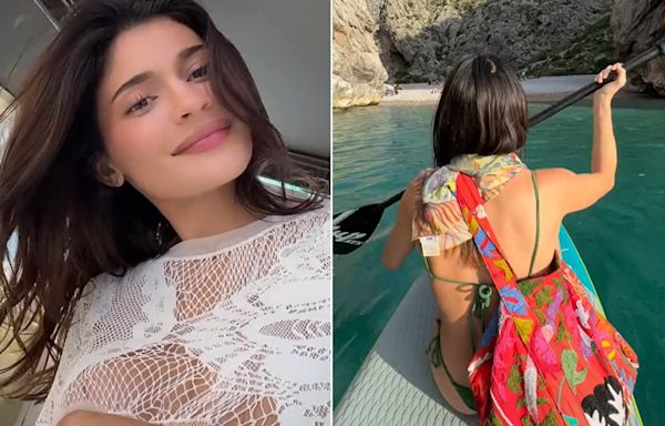 Kendall and Kylie Jenner Share a Video of Their 'Sister Adventures' as They Go Paddleboarding in Spain