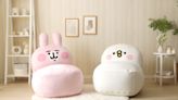 「卡娜赫拉」粉紅兔兔和P助沙發椅 療癒預購中