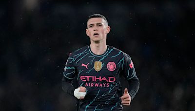 Phil Foden out of Man City's crucial clash with Nottingham Forest