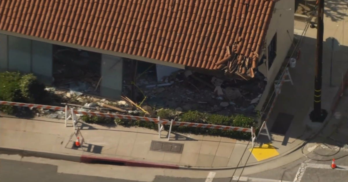 Violent crash leaves 3 dead, 3 hospitalized after car slams into Pasadena building