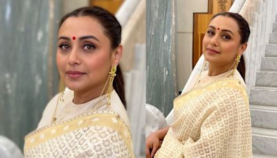 Rani Mukerji Sets A Case For Comfort Fashion In Crimson Tunic And Formal Pants - News18