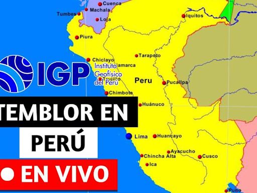 Temblor en Perú hoy, 24 de mayo: hora exacta, magnitud y epicentro del último sismo vía IGP