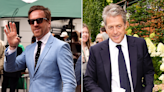 All of the celebrities in the Royal Box on Wimbledon day 12