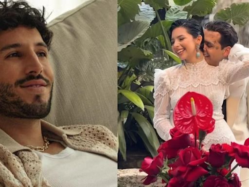 Sebastián Yatra opinó sobre el matrimonio de Christian Nodal y Ángela Aguilar: “¡Qué viva el amor!”