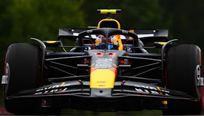 Checo Pérez finalizó séptimo en los primeros libres del GP de Bélgica