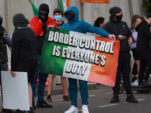 Second day of protests breaks out at Irish immigration site