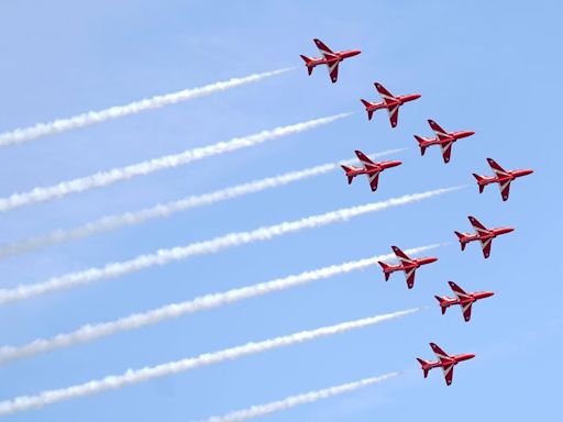 Red Arrows time and route as flightpath travels over Cambridgeshire this weekend