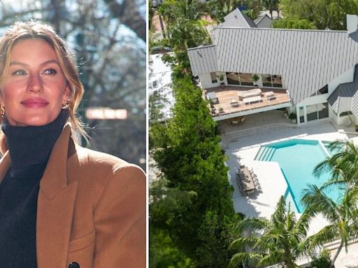 Gisele Bündchen Moves Into $11 Million Miami Mansion Located Across a Waterway From Ex-Husband Tom Brady: Photos