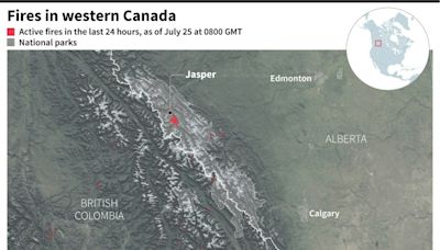 Wildfire engulfs parts of main town in Canada's Jasper National Park