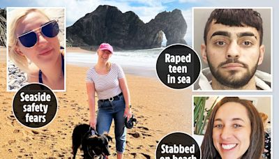 'I was too scared to get out of the sea'