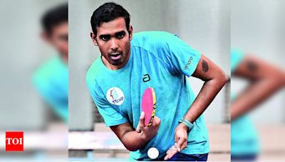 Sharath Kamal focuses on doubles for Paris Games | Delhi News - Times of India