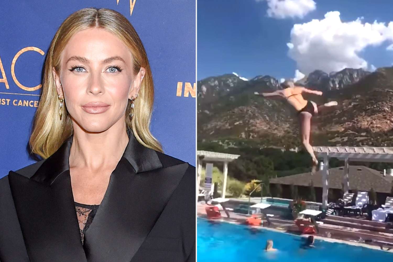 Julianne Hough Jokes She's a 'One-Hit Wonder' After Showing Off an Epic Olympic Dive — and Her Major Fail!