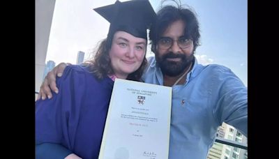 Pawan Kalyan Attends Wife Anna Konidela’s Convocation Ceremony in Singapore