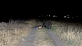 Extraña criatura ataca a un hombre en el campo y queda captado en vídeo