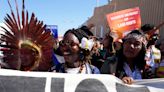 Hundreds protest at UN summit, German gov't voices concerns