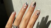 11 Swirly Holiday Nail Ideas That Are Sweet and Sophisticated