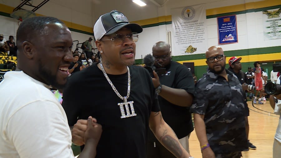 Allen Iverson returns home as he gets ready to host Saturday’s Iverson Roundball Classic