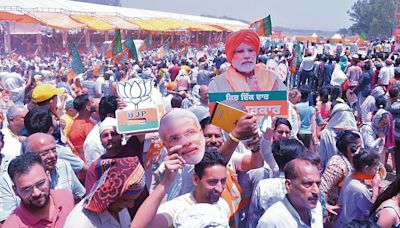At Modi’s rally, crowd hopes for Ram ji ki agli sarkar in Delhi