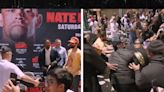 Nate Diaz, Jorge Masvidal Press Conference Ends In Wild Brawl