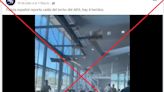 Video de un techo caído en un aeropuerto fue grabado en España, no en el AIFA de México