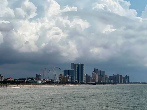 Watch Hurricane Debby conditions from on these Myrtle Beach SC area live beach cams