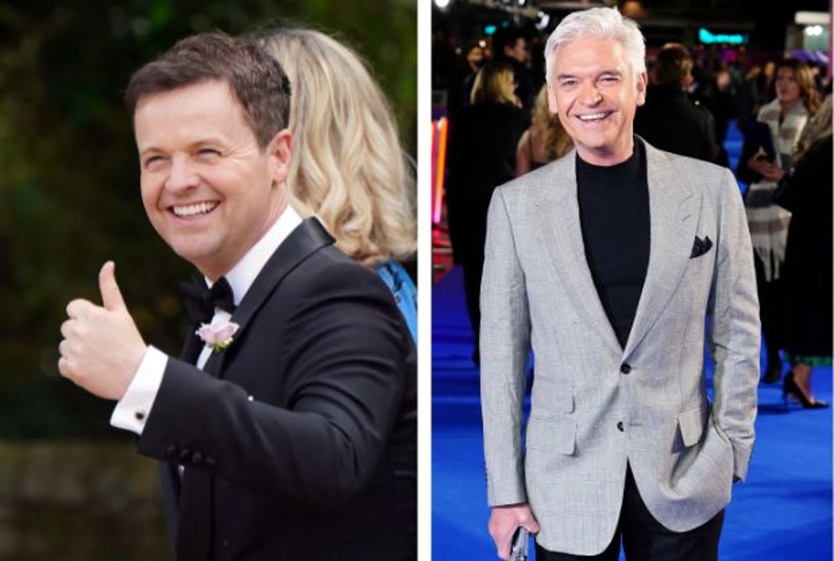 Phillip Schofield hints at TV comeback as he's spotted dining with Dec Donnelly