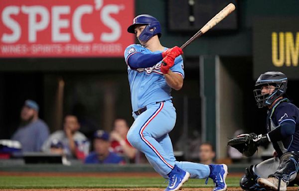 Langford and Heim have 4 hits each as Rangers rout Rays 13-2 for 3-game sweep