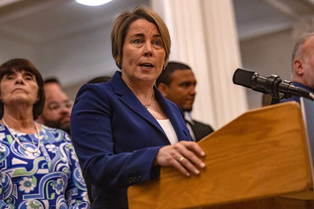 Gov. Healey says the message that Mass. shelters are at capacity was delivered at border