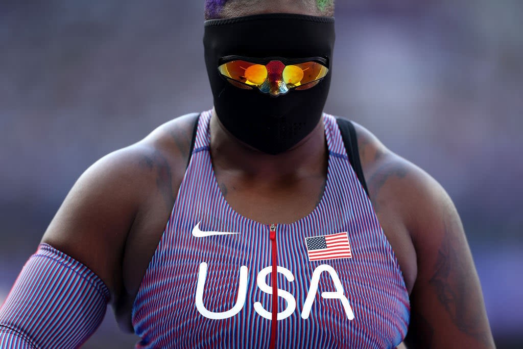 Why Olympian Raven Saunders Throws Shot Put in a Distinctive, Full-Face Mask