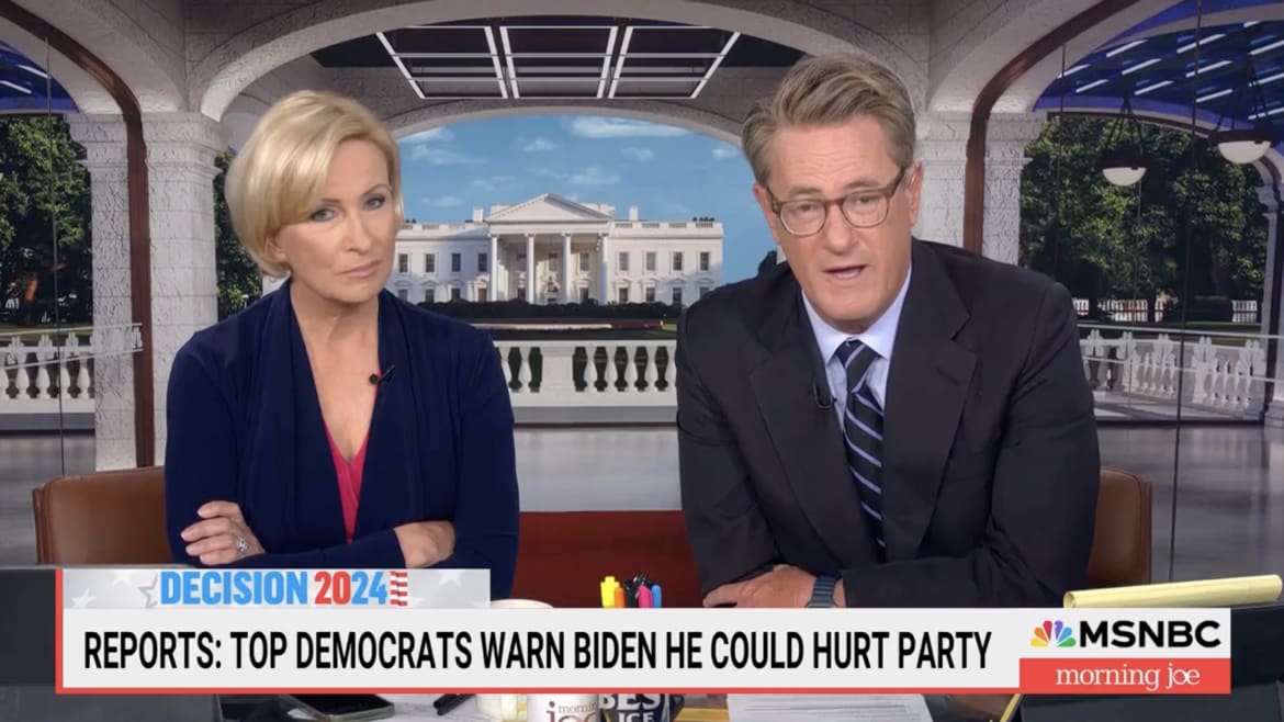 MSNBC’s ‘Morning Joe’ Scarborough: Joe Biden’s Aides Are Keeping Him in Race for Money