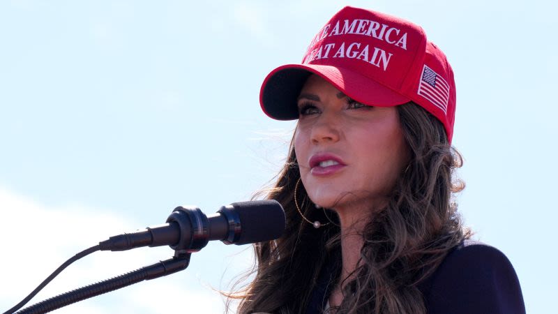 Key GOP senator says Noem’s dog shooting story could hurt her with voters if Trump picks her as running mate | CNN Politics