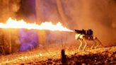 Ohio company hawks fire-breathing robot dog that can torch anything in its path