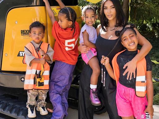 Kim Kardashian Details How Her Kids "Con" Her Into Getting Their Way